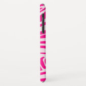 Roze zebraprint Case-Mate iPhone case (Achterkant/links)