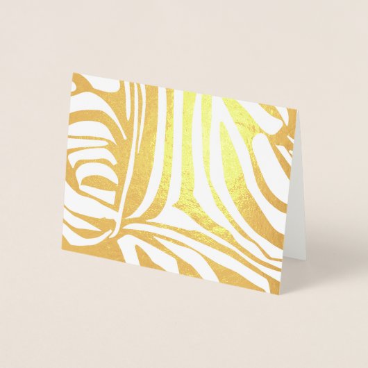 Roze zebraprint folie kaarten (Voorkant)