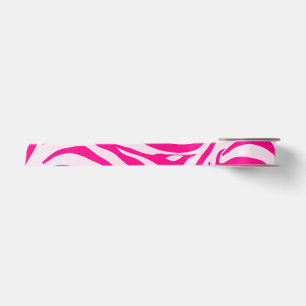 Roze zebraprint lint