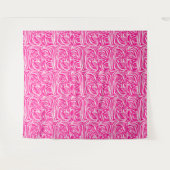 Roze zebraprint wandkleed (Voorkant (horizontaal))