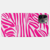 Roze zebraprintpatroon Case-Mate iPhone case (Achterkant (horizontaal))