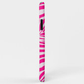Roze zebraprintpatroon Case-Mate iPhone case (Achterkant/rechts)