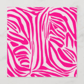Roze zebraprintpatroon programma (Achterkant)