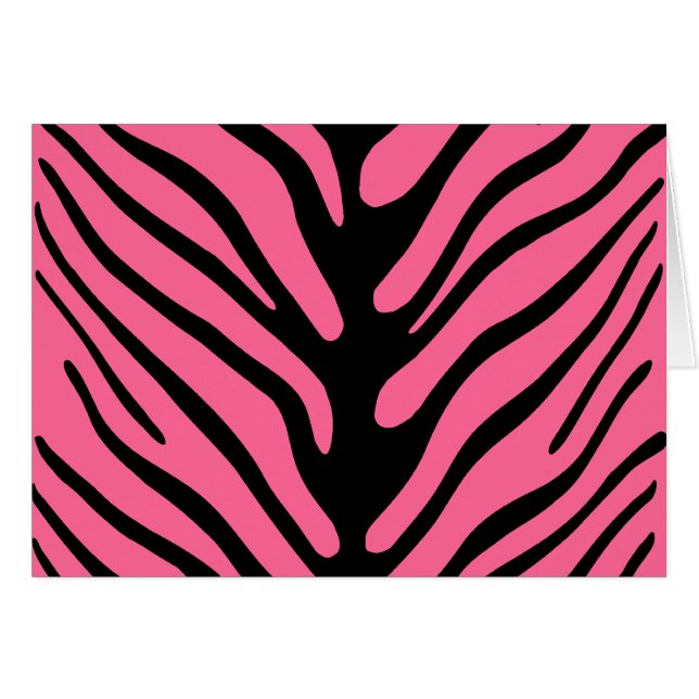 Roze zebrastripes (Voorkant Horizontaal)