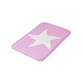 Roze Zee Star Bath Mat (Gekanteld)