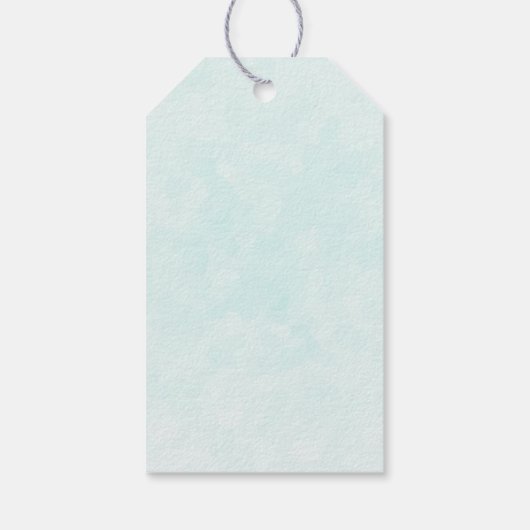 Roze Zee Turtle Whimsical & Cute Party Dank u Cadeaulabel (Achterkant)