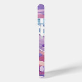 Roze Zeeglas, strand, in digitale kunst Case-Mate iPhone Case (Achterkant / Links)