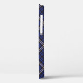 Roze zeemacht Diagonaal Pset Tartan gestructureerd Case-Mate iPhone Case (Achterkant / Links)