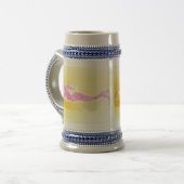 roze zeemeermin bierpul (Voorkant links)