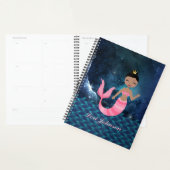 Roze zeemeermin op Heart Fantasy Ocean Scene Planner (Display)
