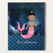 Roze zeemeermin op Heart Fantasy Ocean Scene Planner (Achterkant)