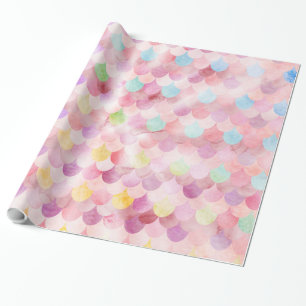 Roze zeemeerminnen voor zeemeerminnende vissen, ka cadeaupapier