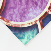 Roze zeemeerminnende glitterschalen - Zeemeerminne Fleece Deken (Hoek)