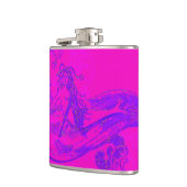 roze zeemeerminnende heupkolf heupfles (Links)