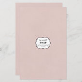 Roze zeepfolie (Voorkant / Achterkant)