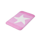 Roze Zeester Badmat (Gekanteld)