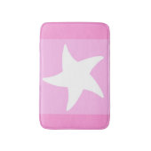 Roze Zeester Badmat (Voorkant Verticaal)