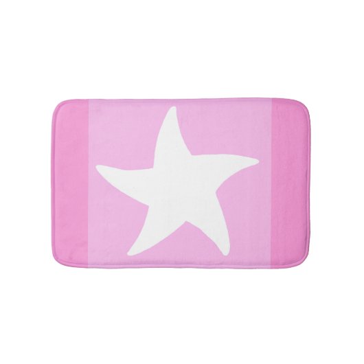 Roze Zeester Badmat (Voorkant)