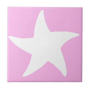 Roze Zeester Tegeltje