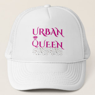 ROZE ZELDZAME DIAMANT STADS KROON SCHUIM DAMES TRUCKER PET