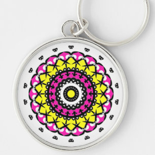 Roze Zen-sleutelhanger Sleutelhanger