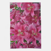 Roze zetmeellieren theedoek (Verticaal)