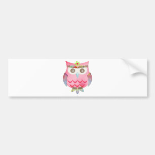 Roze zigeunerstruik bumpersticker