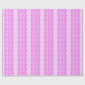 Roze Zigzag Cadeaupapier (Vlak)