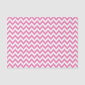 Roze ZigZag / Chevron Patroon Tissuepapier (Voorkant)