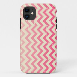 Roze Zigzag Ombre iPhone 5 Hoesje