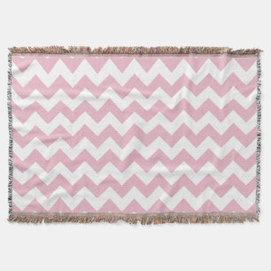 Roze Zigzag, Roze Chevron, Geometrisch Patroon Deken