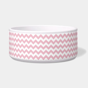 Roze Zigzag, Roze Chevron, Geometrisch Patroon Voerbakje
