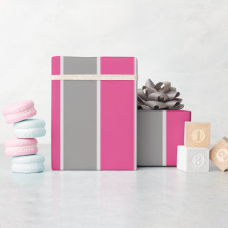 Roze & Zilver Inpakpapier