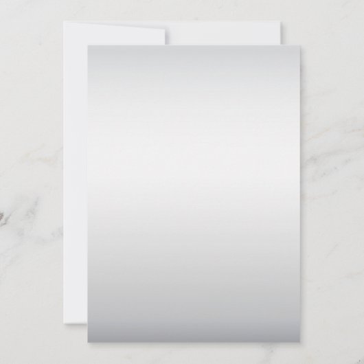 Roze Zilveren Witte Bloemen Vrijgezellenfeest Kaart (Achterkant)