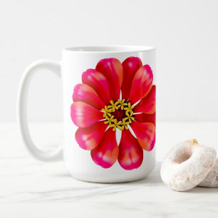 Roze Zinnia Koffiemok