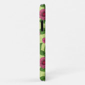 Roze Zinnias op lichtgroen Case-Mate iPhone Case (Achterkant/rechts)