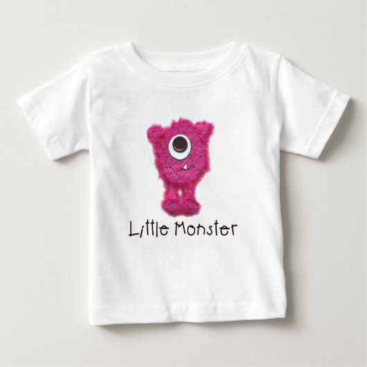 Roze Zippy Little Monster Long-Sleeve T-shirt (Voorkant)