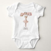 Roze Zoete Ballerina Romper (Voorkant)