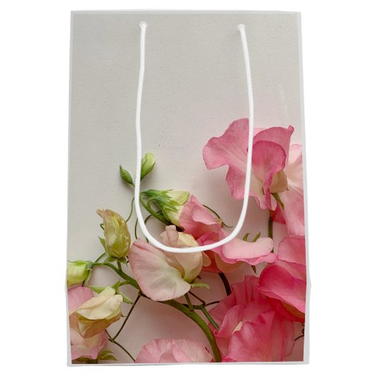 roze zoete erwten, vers medium cadeauzakje (Achterkant)