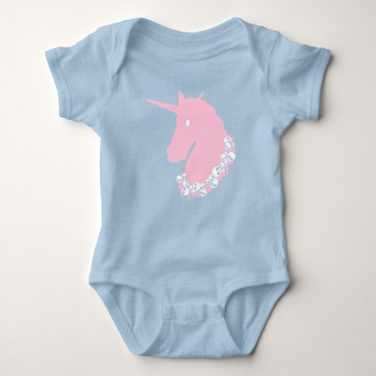 Roze Zombie Unicorn Romper (Voorkant)