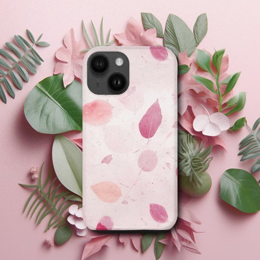 Roze Zomer Mulberry Papier-Mâché Mooi Case-Mate iPhone Case