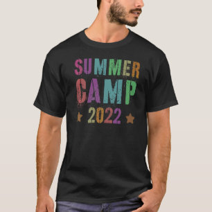 Roze zomerkamp 2022 voor vrienden en vrienden om t t-shirt