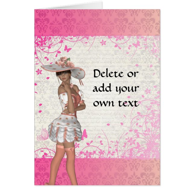 Roze zomermeisje (Voorkant)