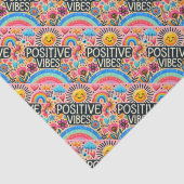 roze, zon & regenboog tissue papier (Detail)