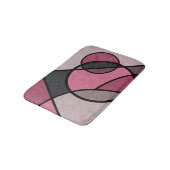 Roze zonnebrand, abstract badmat (Gekanteld)