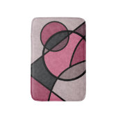 Roze zonnebrand, abstract badmat (Voorkant Verticaal)