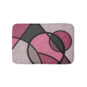 Roze zonnebrand, abstract badmat