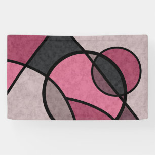 Roze zonnebrand, abstract spandoek
