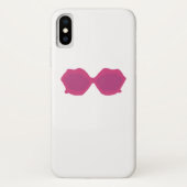 Roze zonnebril Trendy Case-Mate iPhone Case (Achterkant)