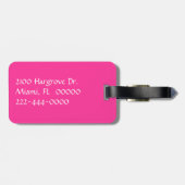 Roze zonnebrillen Bagagelabel (Achterkant horizontaal)